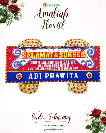Papan Bunga Ucapan Selamat Buay Madang